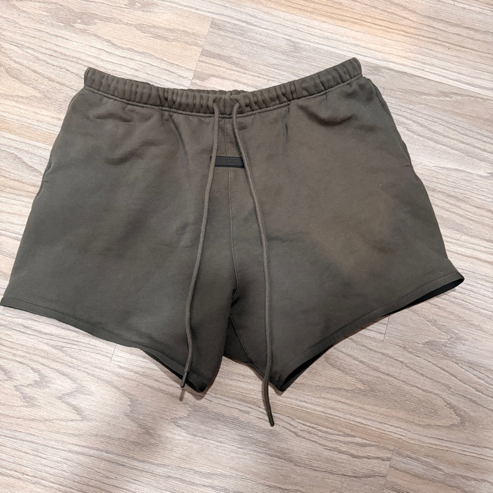 Essentials Brown Athletic Shorts - image 1